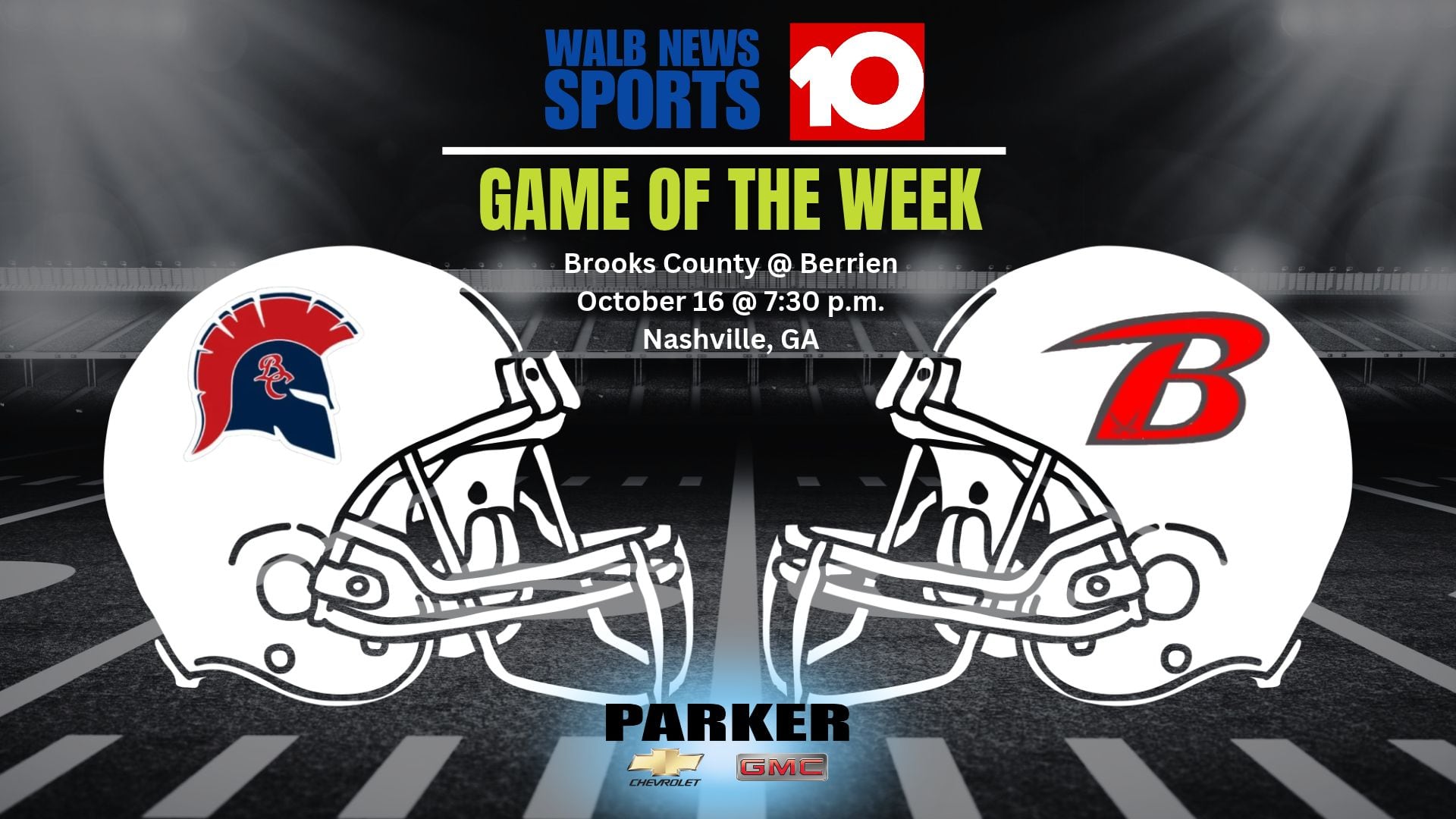 Berrien To Host Brooks County In Week 9 Football Game