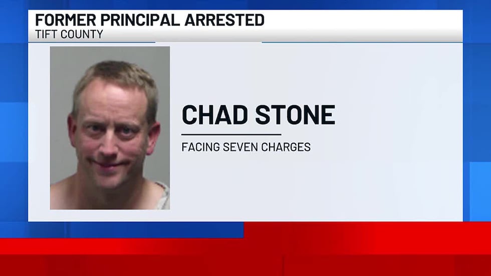 Former Tift County High School Principal Dr. Chad Stone's mug shot from May 15.