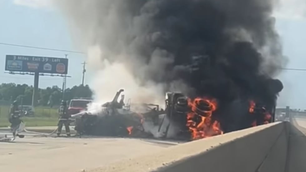 Retired paramedic badly burned while saving truck driver in fiery Cook County I-75 crash
