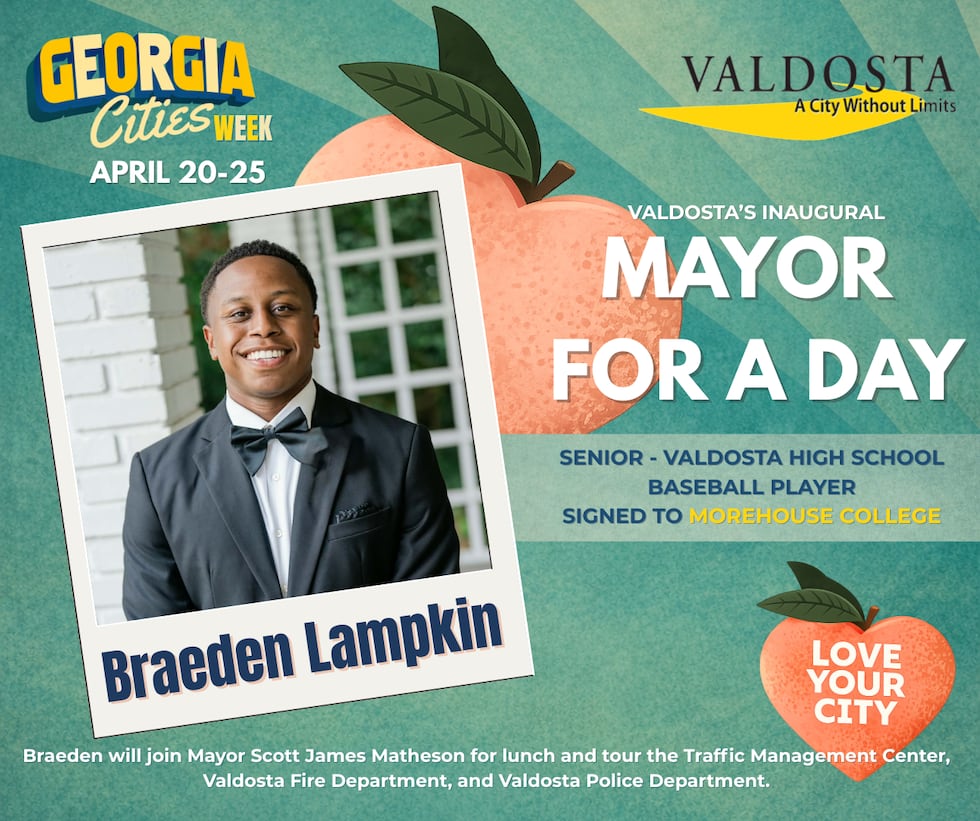 This recognition will kick off Georgia Cities Week.