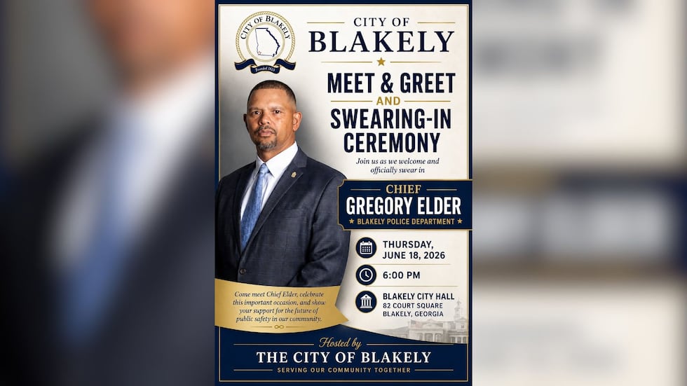 Blakely to hold meet & greet for new PD chief