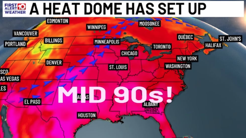 Heat Dome Will Bring Unseasonably Hot Temperatures