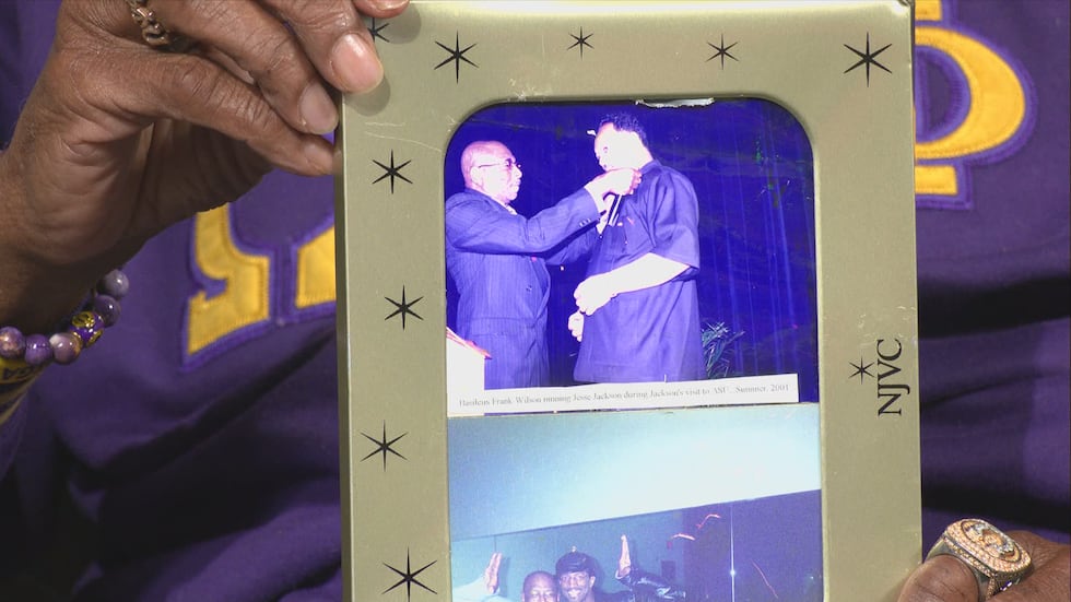 “This picture with me and him. He came to Albany for another voter registration campaign and...