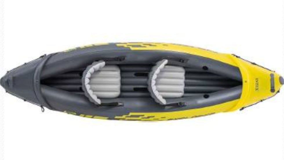 The Forsyth County Sheriff's Office provided this photo of the type of kayak Dustin Valencia...