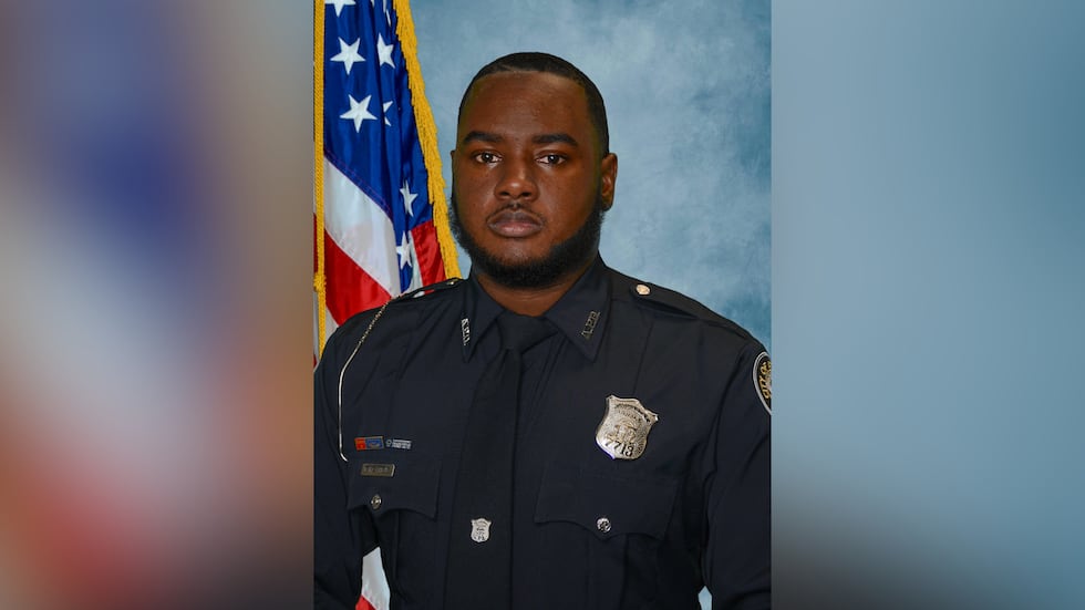 DeVante Matthews, an Atlanta Police Department officer, was shot while responding to a mental...
