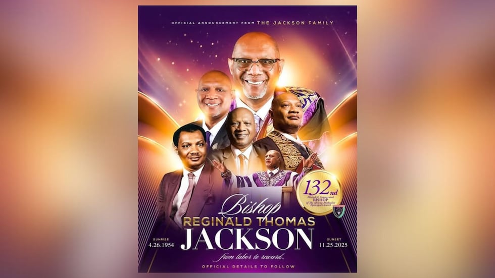 Bishop Reginald Thomas Jackson has passed away.