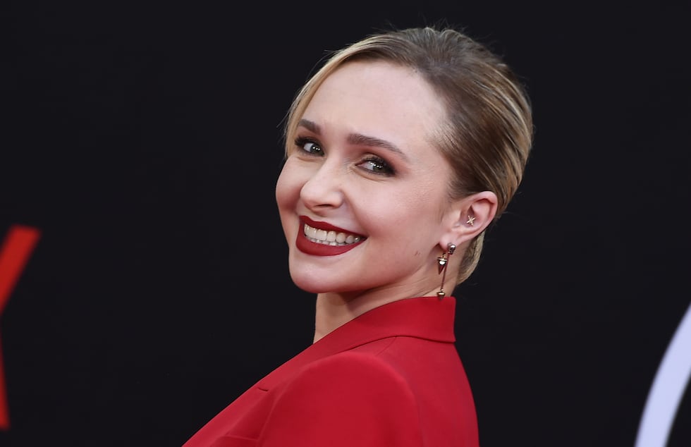 Hayden Panettiere arrives at the premiere of "Blonde," Tuesday, Sept. 13, 2022, at TCL Chinese...