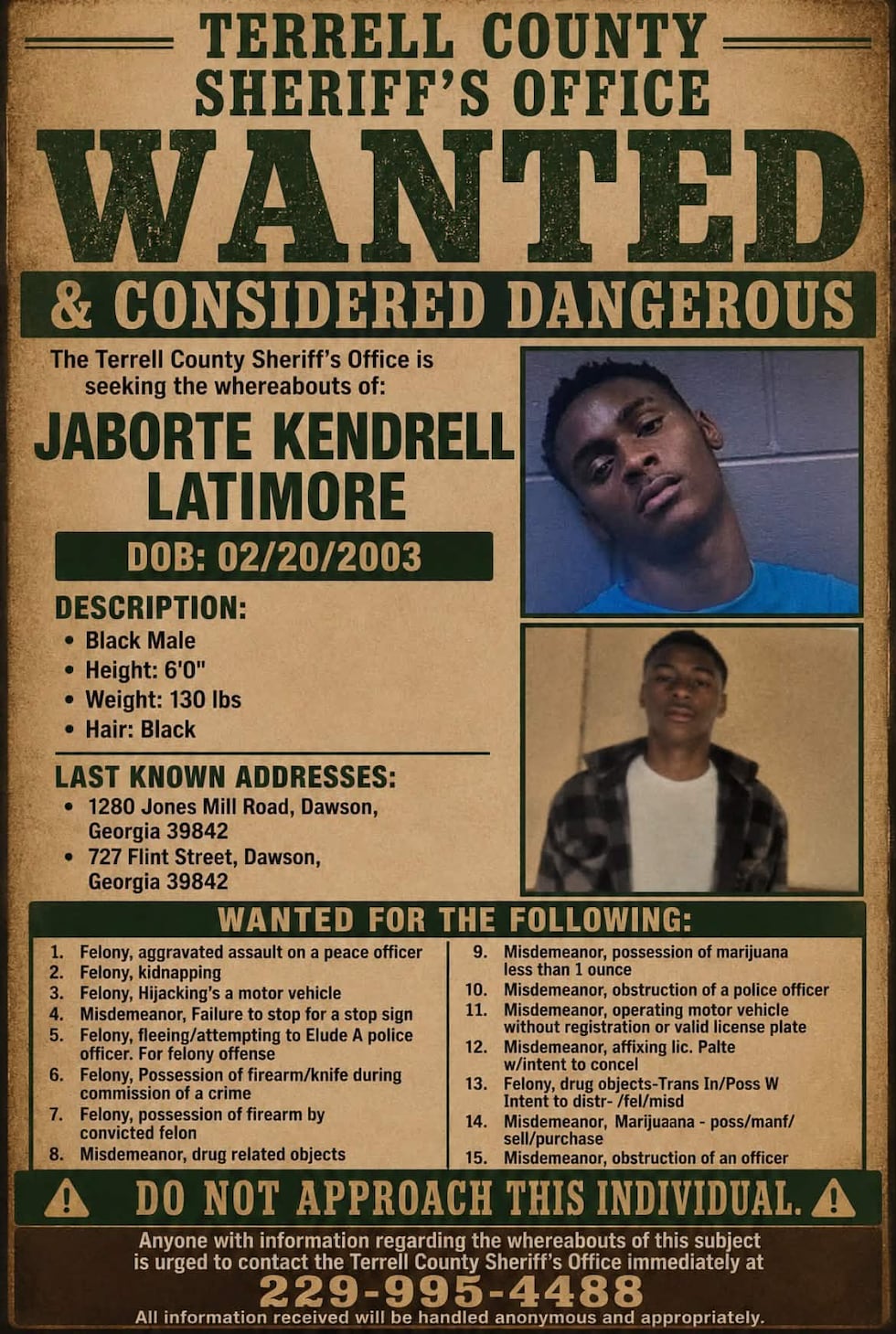 Jaborte Kendrell Latimore