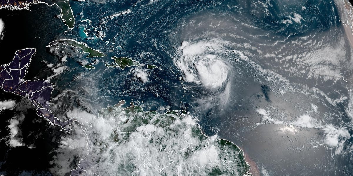Hurricane Erin strengthens into Category 2 storm as it approaches the northeast Caribbean