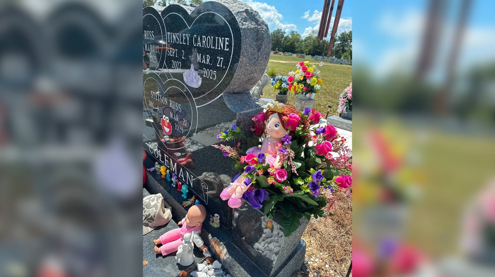 Nicholas Coleman, 27, and his two children Tinsley, 3, and Stetson, 2, died when the Chevy...