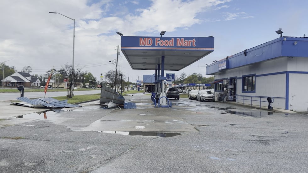 Damaged Dougherty Co. store