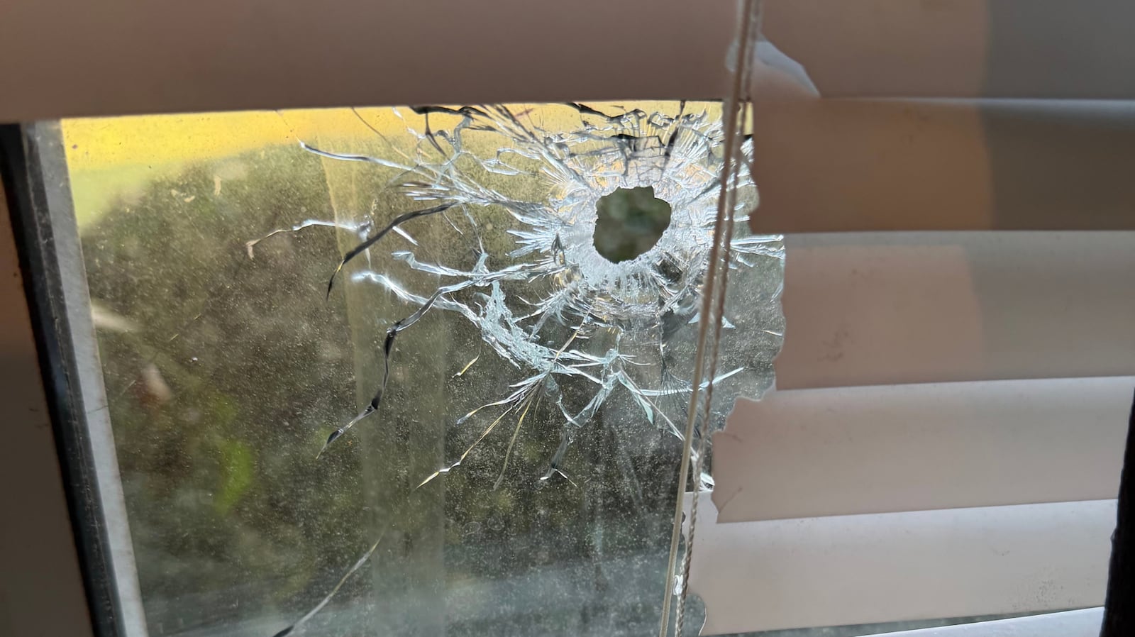 A home on Rodnor Forest Lane in Albany was shot up Sunday, Sept. 27, 2026, resulting in a...