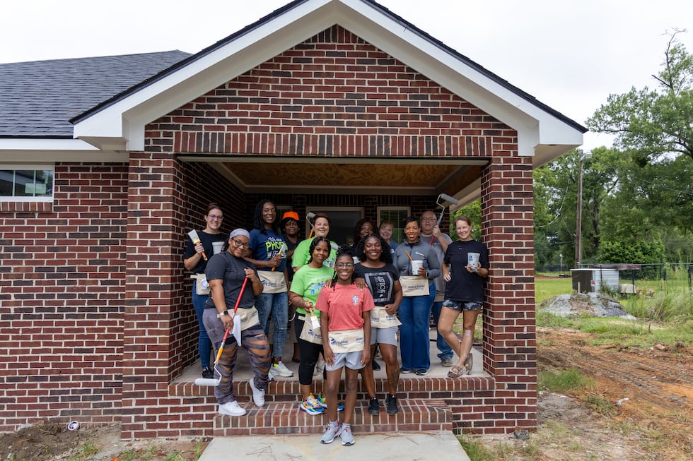 The Pascoe family moved into a Habitat for Humanity home.
