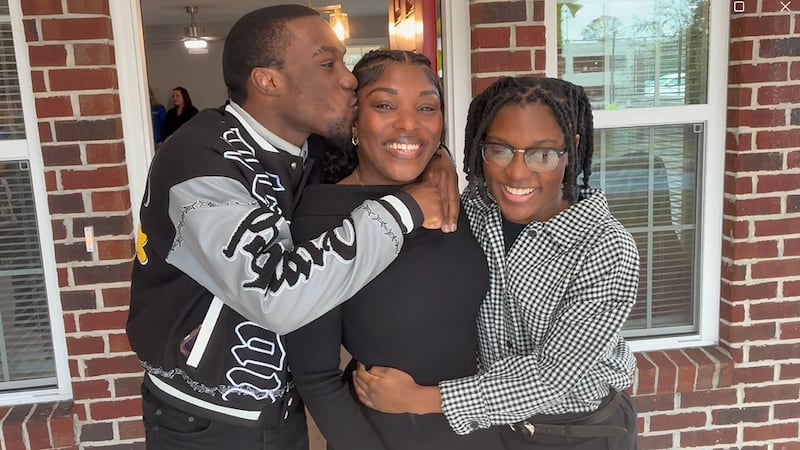 The Pascoe family moved into a Habitat for Humanity home.