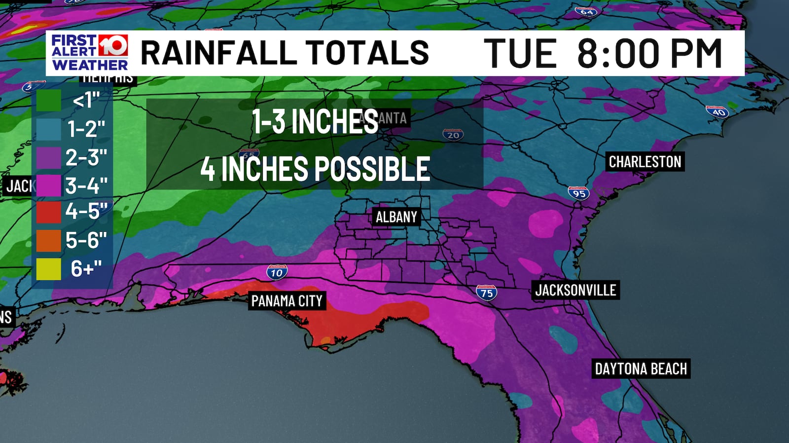 Hefty Rainfall on the way
