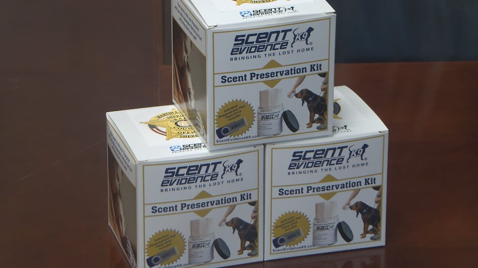 The Grady County Sheriff's Office is implementing a new scent-tracking kit to locate specials...