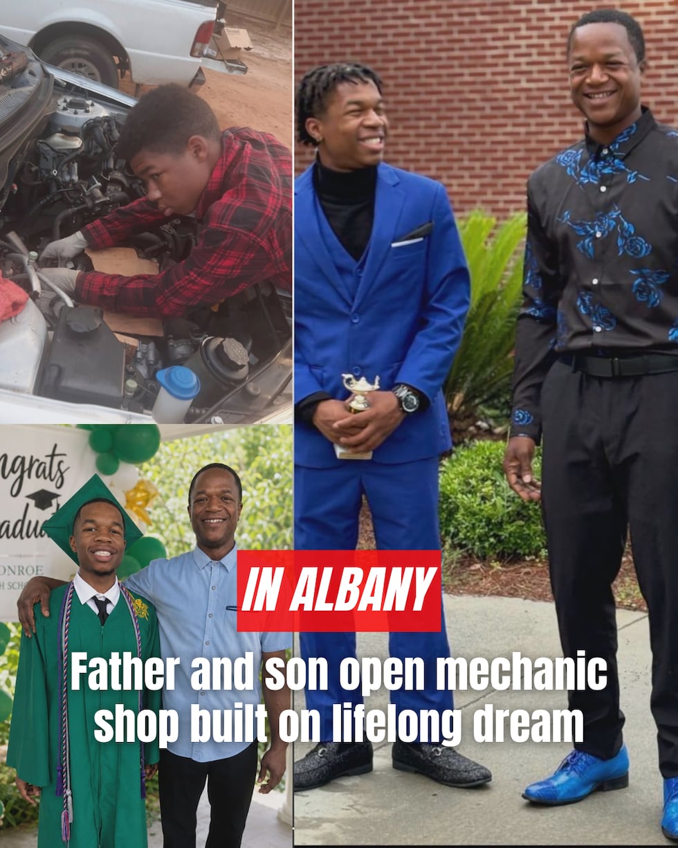 father and son open mechanic shop built on lifelong dream