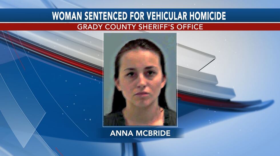 Anna McBride sentenced to vehicular homicide