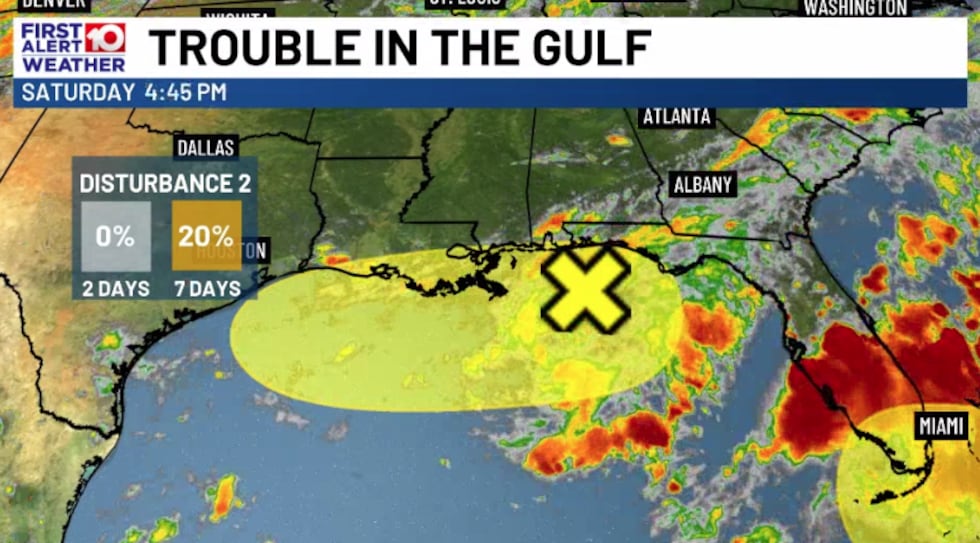 Disturbance in the Gulf: Here's the latest from the NHC