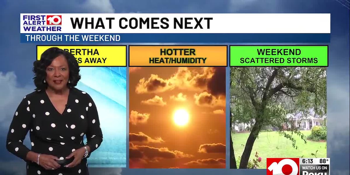 Dangerous Heat Takes Over After Tropical Storm Bertha