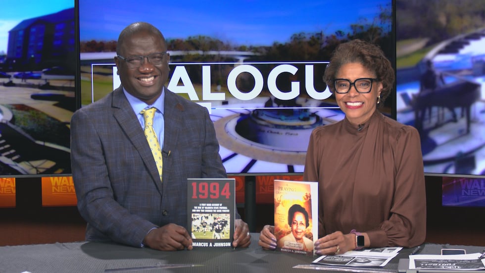 Sumter County native Marcus A. Johnson and Unity Sports League founder Greg Jackson appear on...