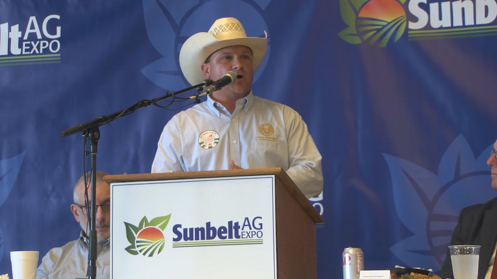 Tuesday, at the Sunbelt Ag Expo Governor Brian Kemp and Agriculture Commissioner for Georgia...