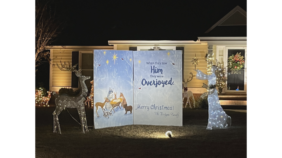 For almost 40 years Bud McKey Circle has been the center for life-size Christmas cards. All 45...