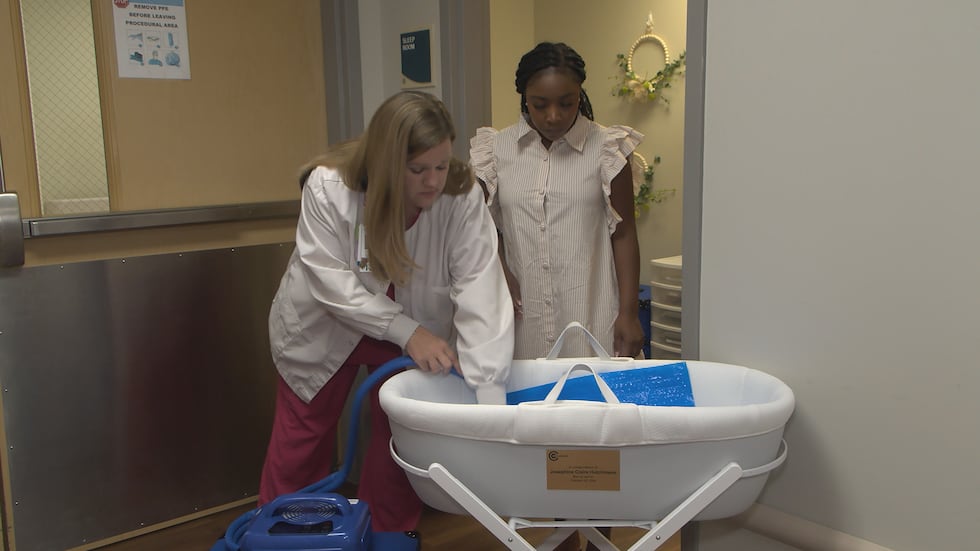 CuddleCots are designed to provide continuous cooling allowing time for parents to take...