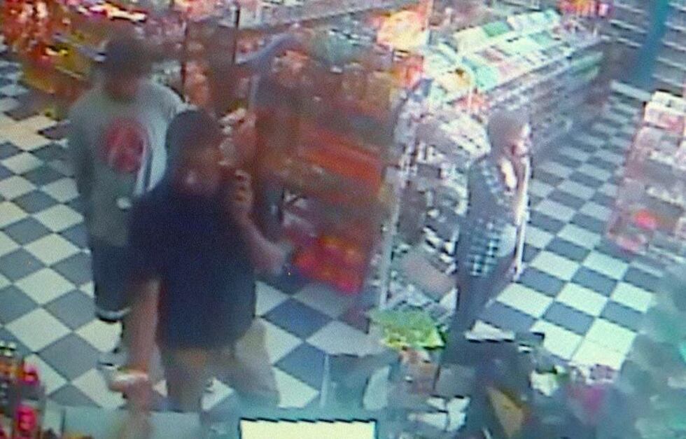 Police said the man in the black shirt and the khaki pants stole the Jeep. (Source: Moultrie PD)