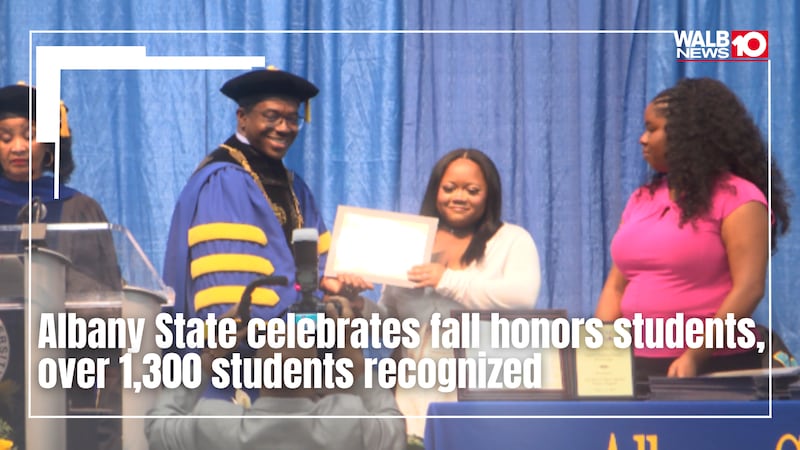 Albany State University recognized more than 1,300 students who made the honor roll last...