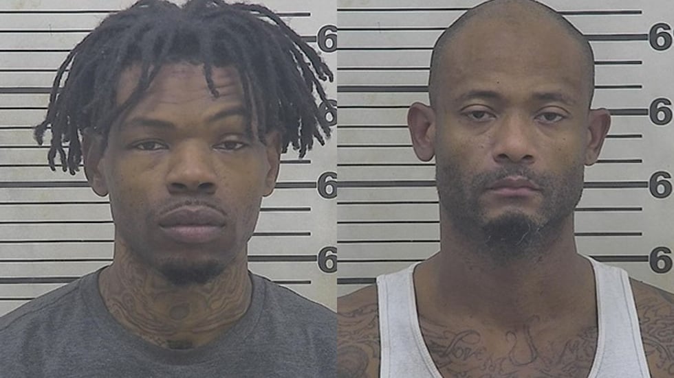 Cube Evans (left) and Robert Wilson (right) were arrested by the Coffee County Sheriff's...