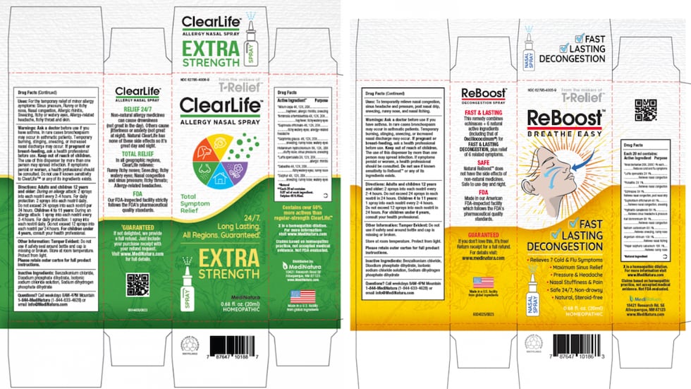 Nasal spray products sold over the counter is being recalled after it was found to contain...