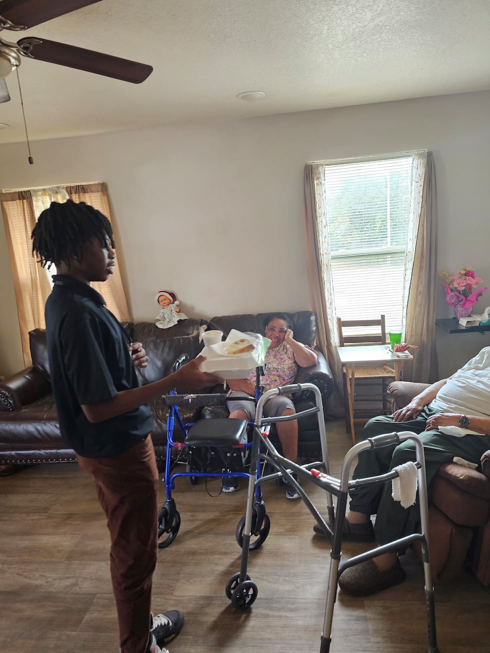 Destined 4 Gr8tness Mentor Program includes 22 young men, ages 7 to 15. They delivered nearly...