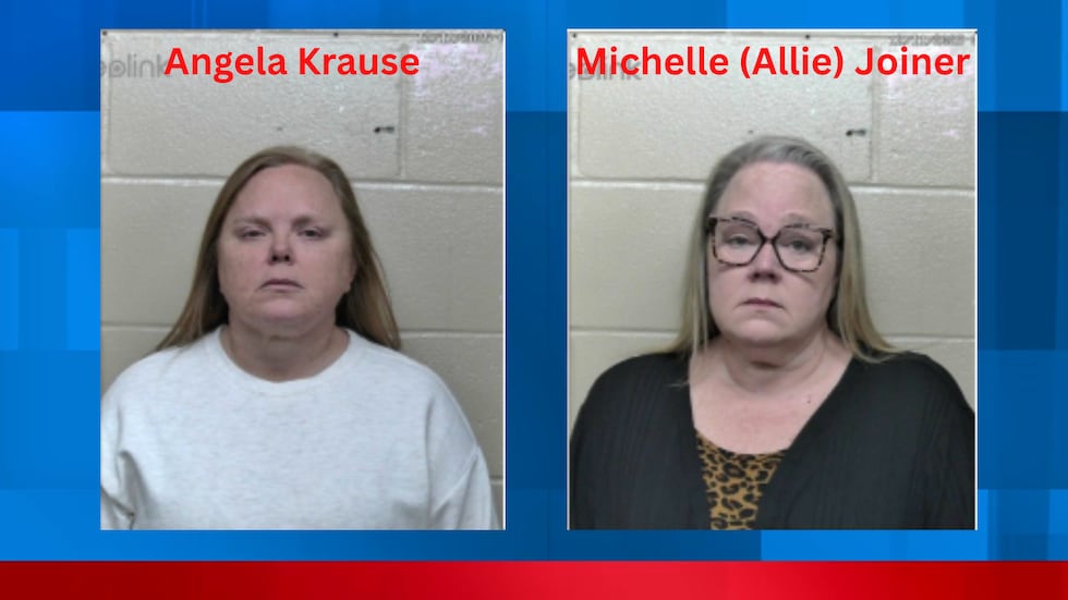 Michelle “Allie” Joiner and Angela Krause were arrested on November 12, 2025, following an...