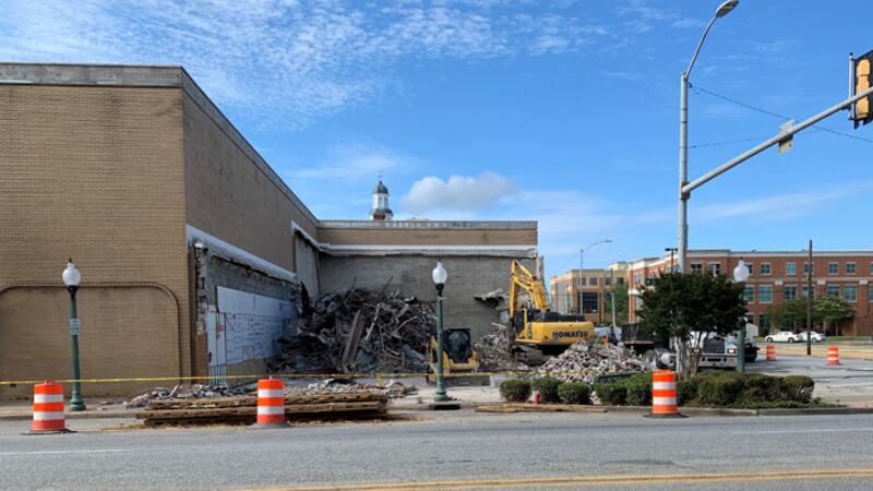 The old dance studio was once an Otasco variety store, and will become a sculpture garden