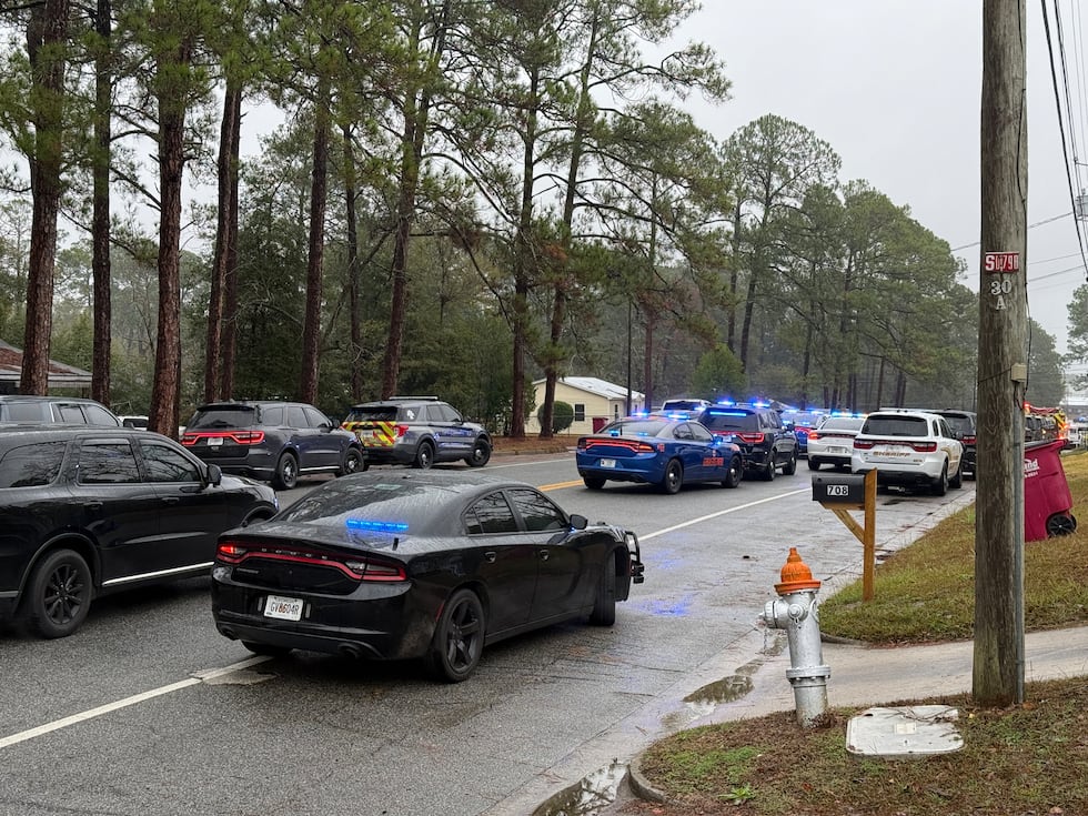 Authorities are urging the public to avoid the area.