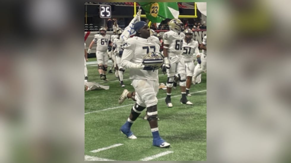 Deontavis Cooper ‘Big Coop’ at 2025 GHSA State Foobtall Championship