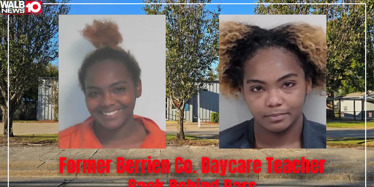 Former South Georgia daycare teacher back behind bars, currently facing child cruelty charges