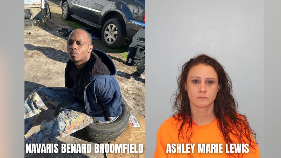 Authorities say 35-year-old Navaris Benard Broomfield of Midway, Florida, and 39-year-old...