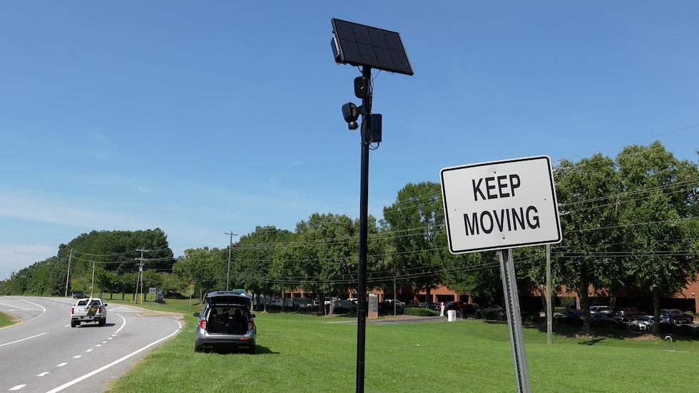 In mid August, this Flock Safety camera in suburban Atlanta, not far from the home of...