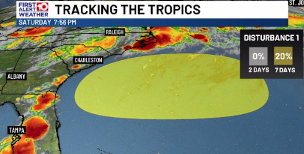 Tropical Trouble Off The East Coast