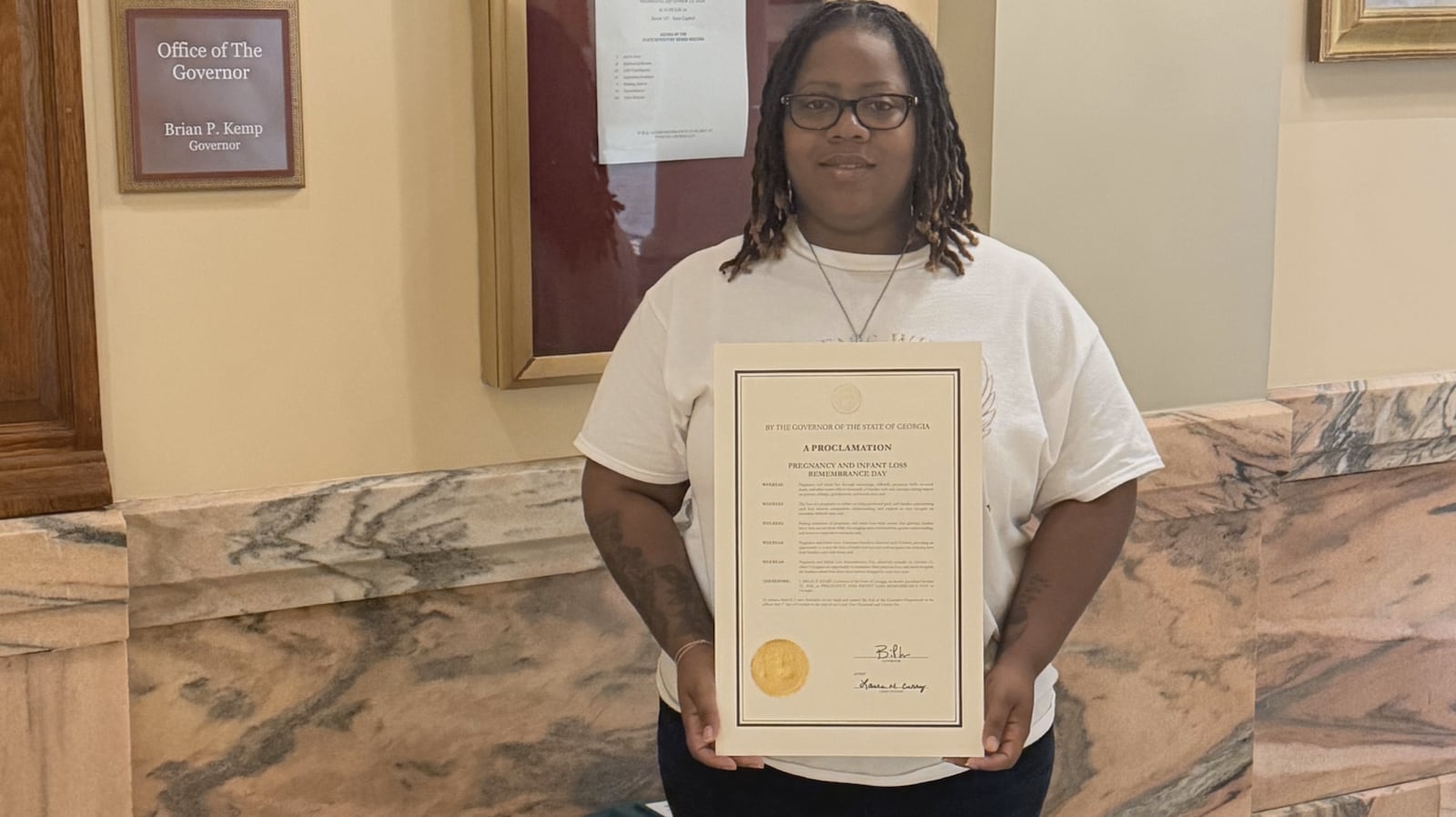 After research showed Georgia had no statewide recognition, JaMaria Rose-Hendrixson requested...