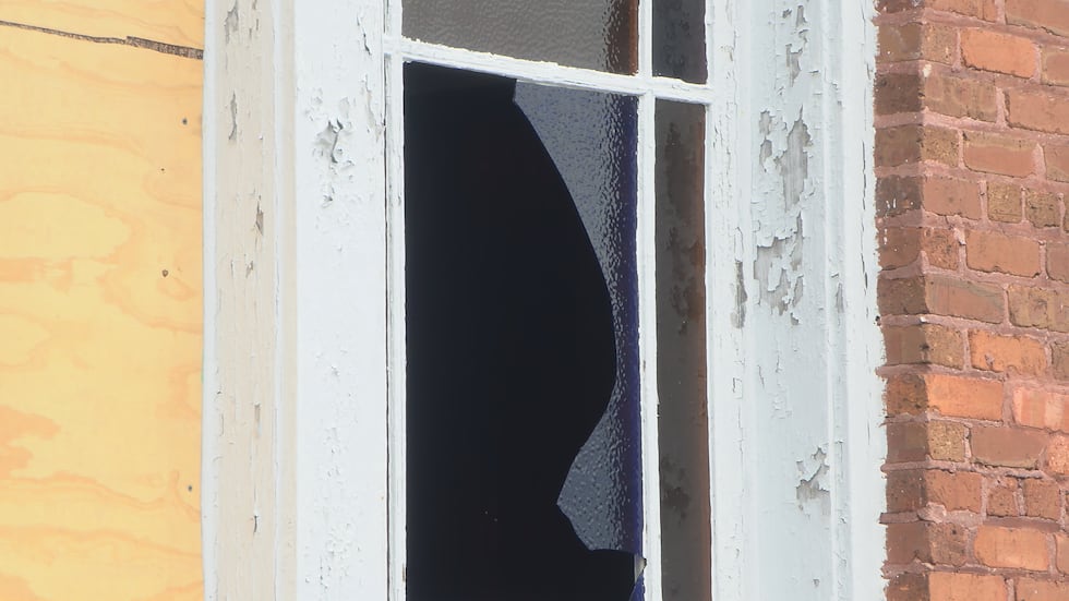 The first incident happened earlier this month shattering the stained glass windows in the...