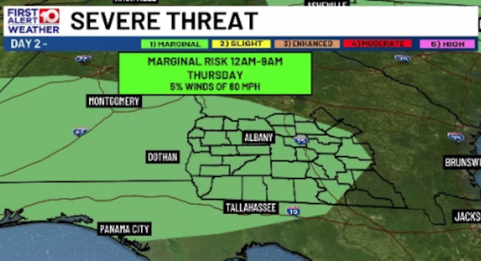 Marginal Risk for Severe Weather
