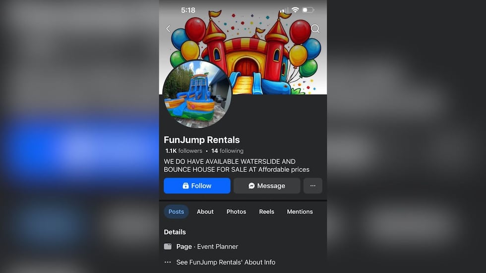 SCAM ALERT: Coffee County deputies warn against fake bouncy house rental company
