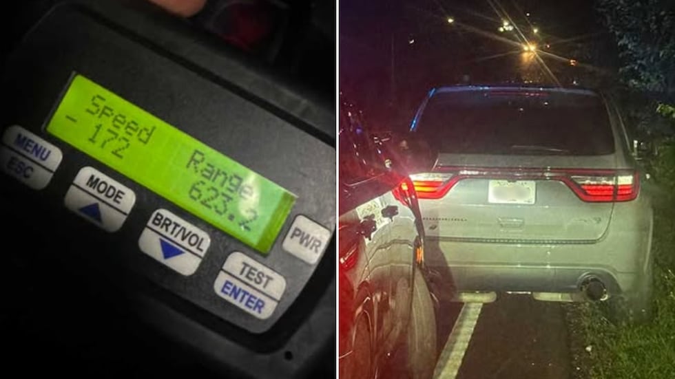 A driver in the metro Atlanta area was recently clocked traveling at an eye-watering speed.