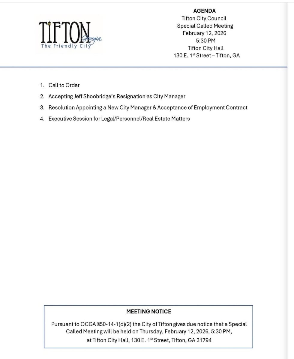 Council members will also vote to formally accept Shoobridge’s resignation as part of the...