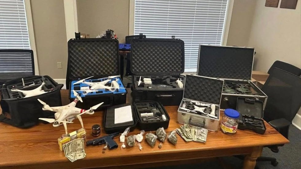 Fitzgerald traffic stop leads to drug trafficking charges, 8 drones seized