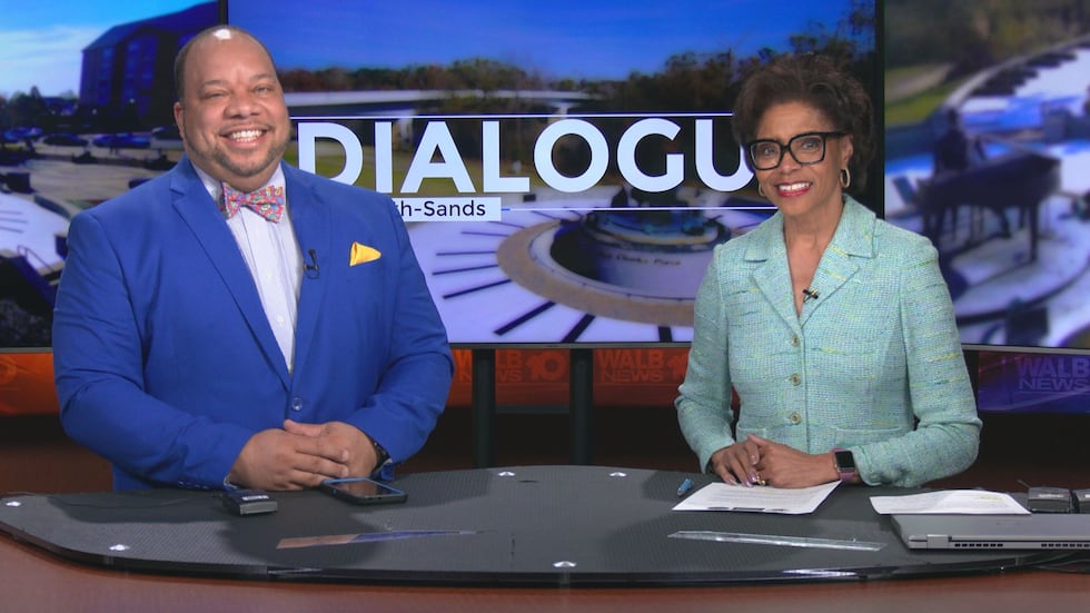 Crain E. Moore discuss institute initiatives