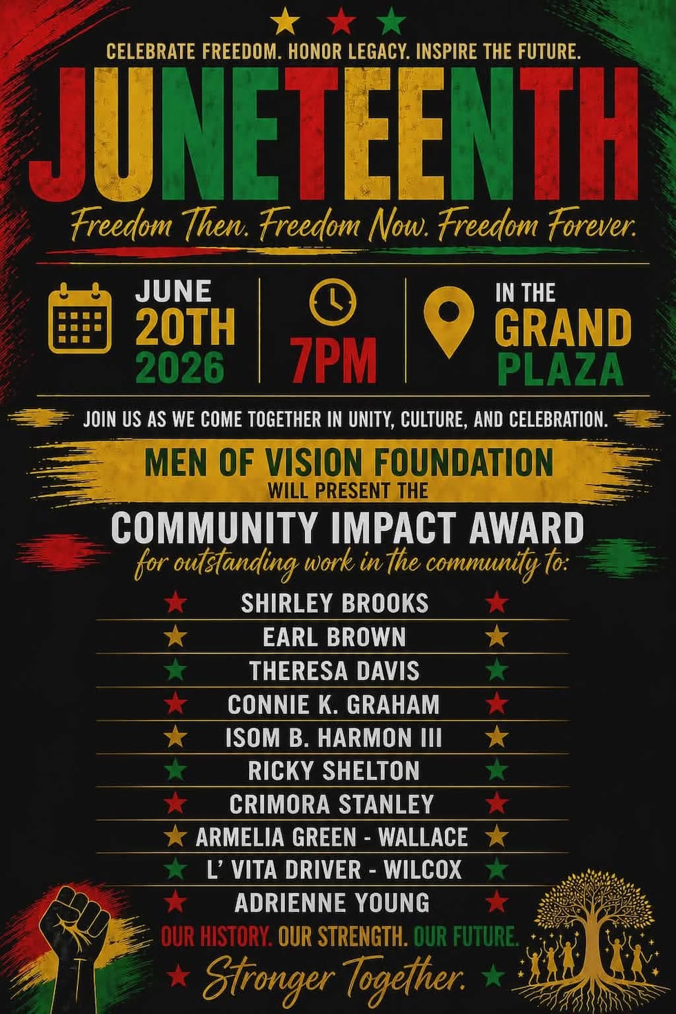 Men of Vision Community Impact Awards Ceremony